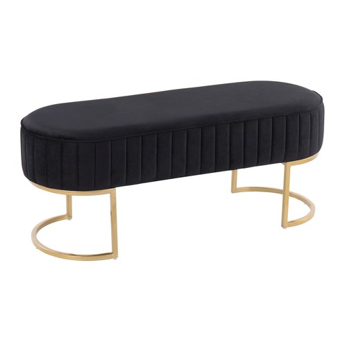 Demi Pleated Bench
